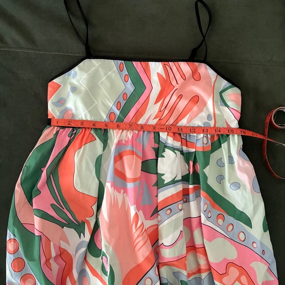 Vibrant Emilio Pucci inspired print midi dress from  English Factory M - Picture 10 of 13